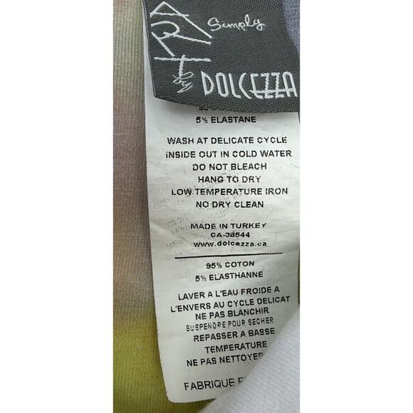 Simply Art By Dolcezza Jacket Women’s Size Large Floral Art To Wear Full Zip - Picture 5 of 6